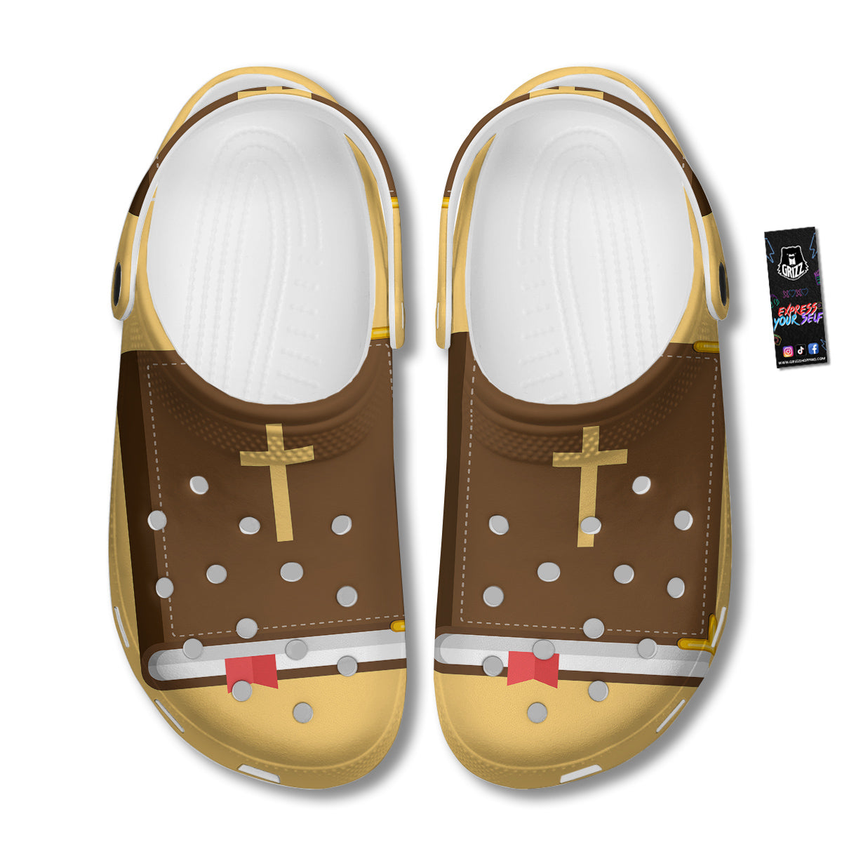 Holy Bible Christian Print Clog-grizzshop