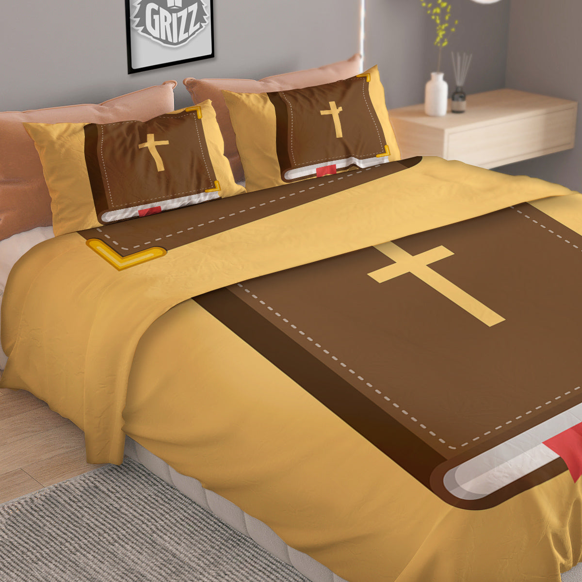 Graffiti Wall Print Duvet Cover Bedding Set