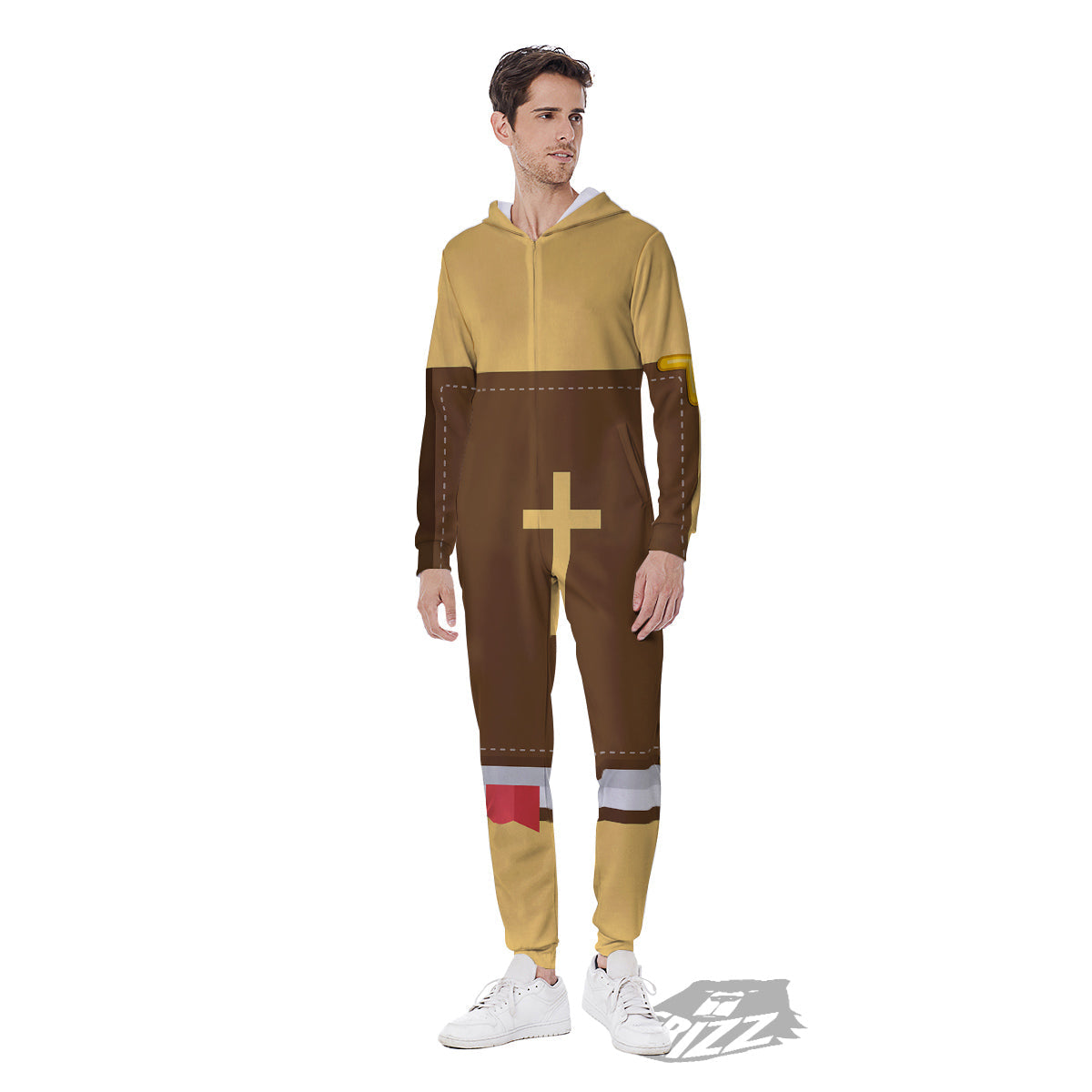 Holy Bible Christian Print Men's Jumpsuit-grizzshop
