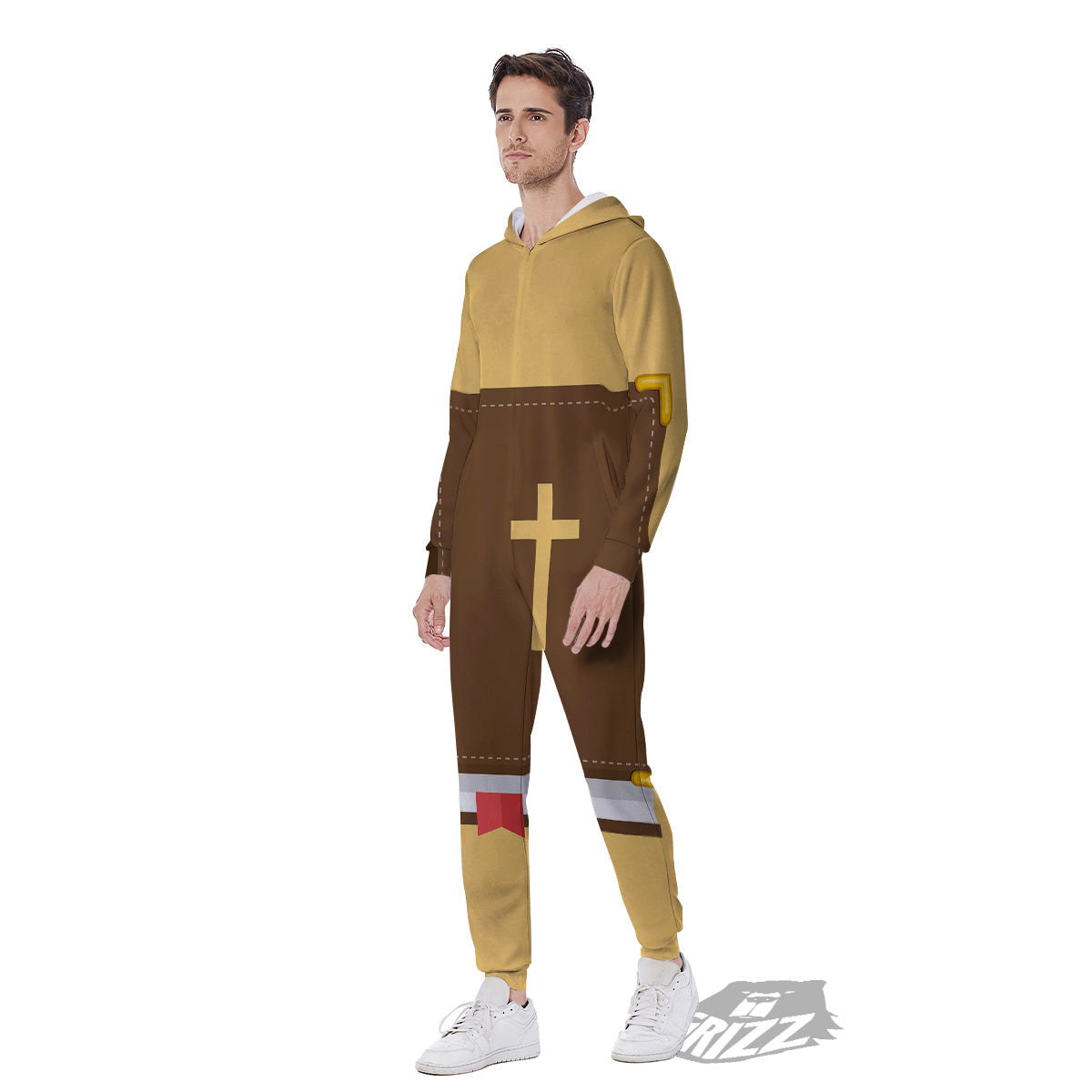 Holy Bible Christian Print Men's Jumpsuit-grizzshop