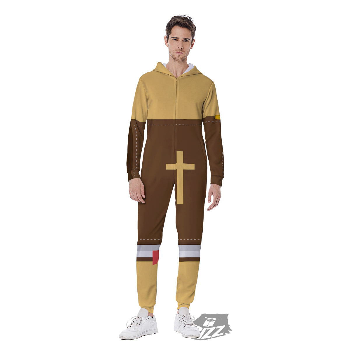 Holy Bible Christian Print Men's Jumpsuit-grizzshop