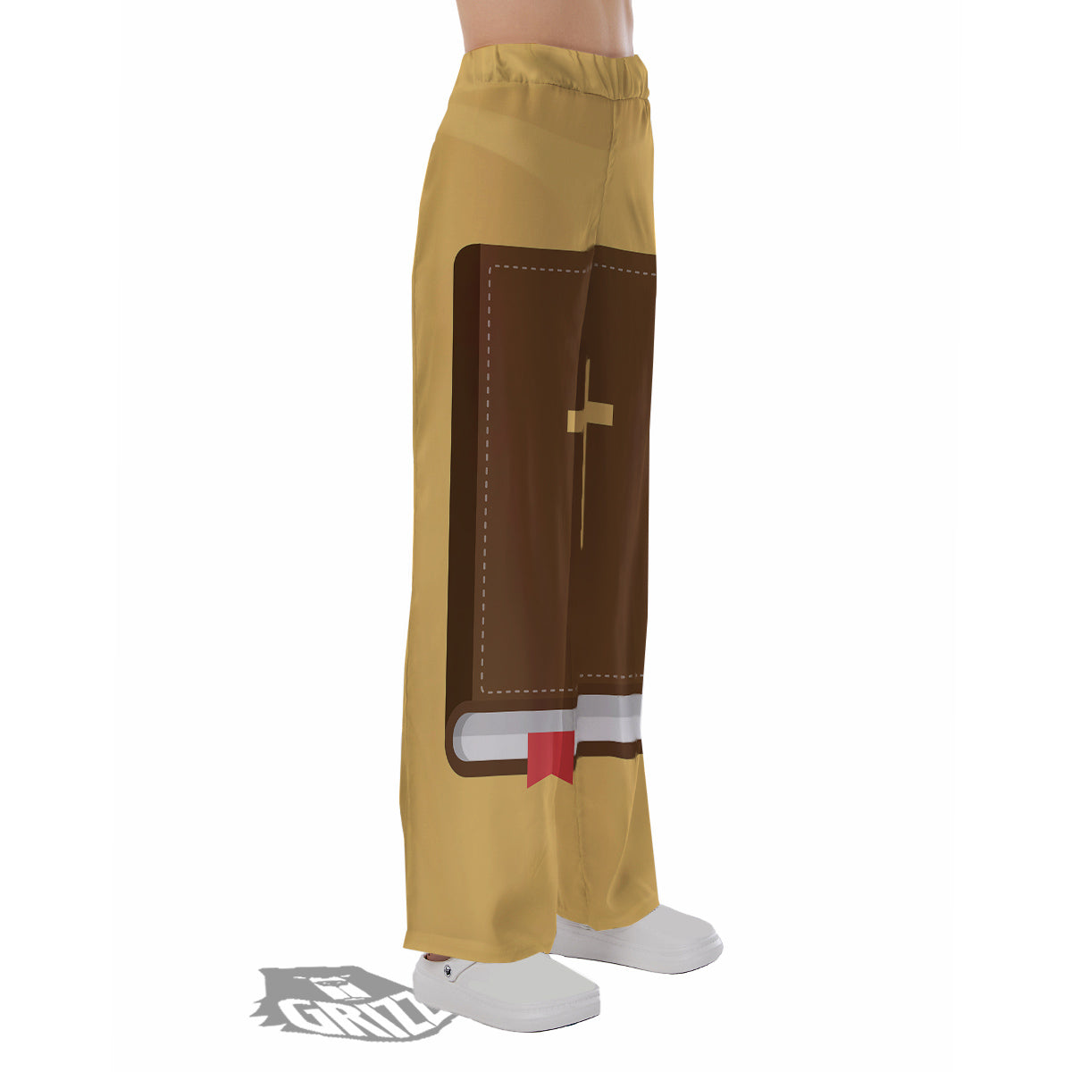 Holy Bible Christian Print Pajama Pants-grizzshop