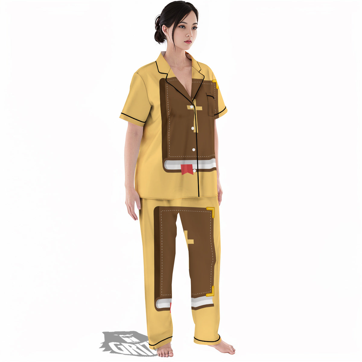 Holy Bible Christian Print Women's Pajamas Set-grizzshop