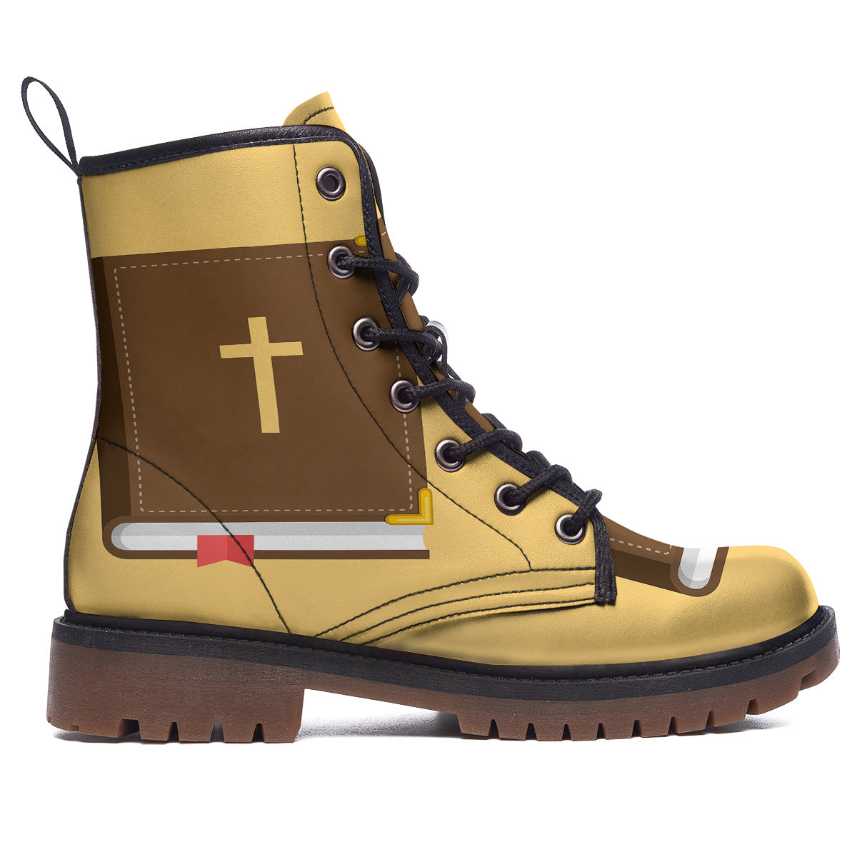 Holy Bible Christian Print Work Boots-grizzshop