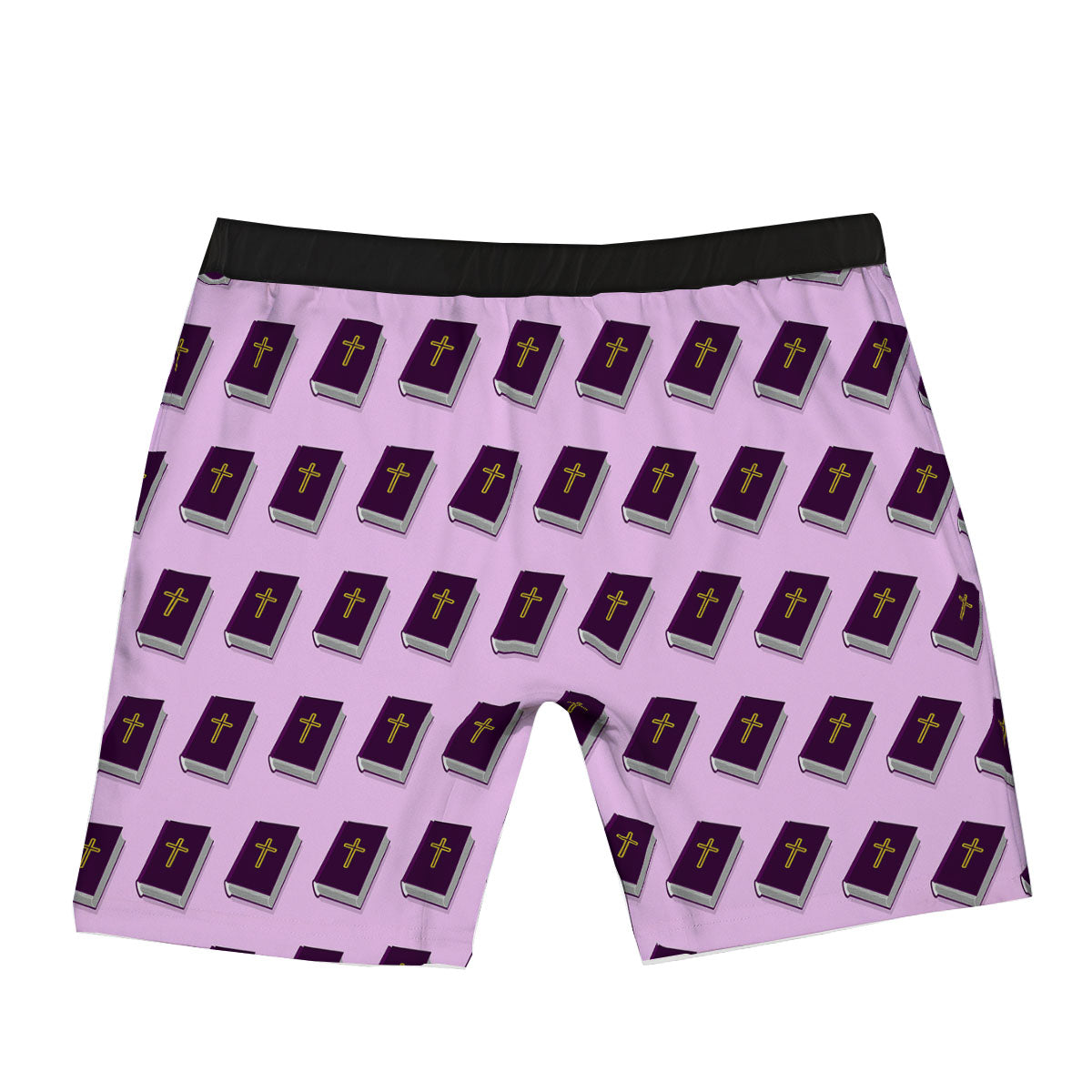 Holy Bible Purple Print Pattern Boxer Briefs-grizzshop