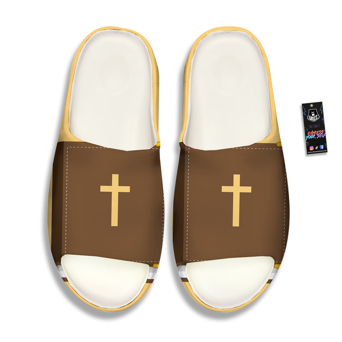 Holy Bible Christian Print Sandals-grizzshop