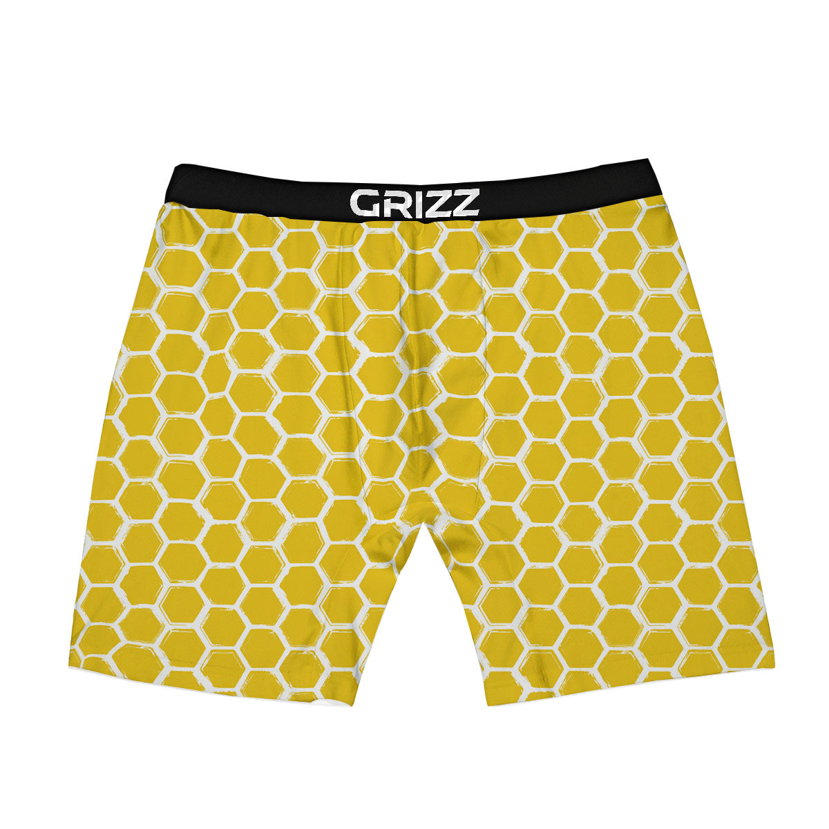 Honeycomb Print Pattern Boxer Briefs-grizzshop