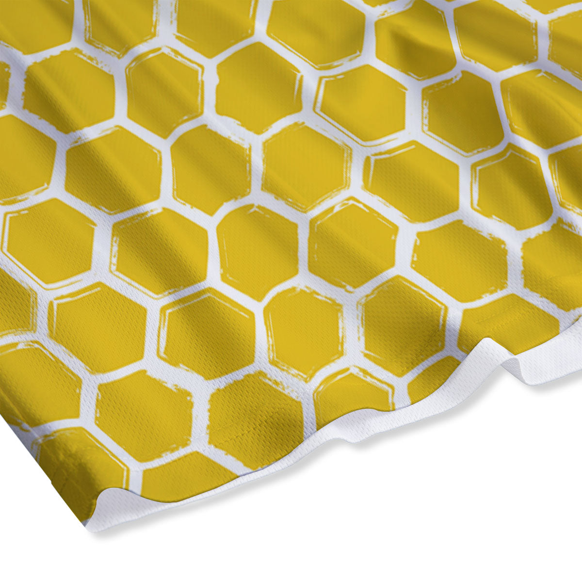 Honeycomb Print Pattern Mesh Shorts