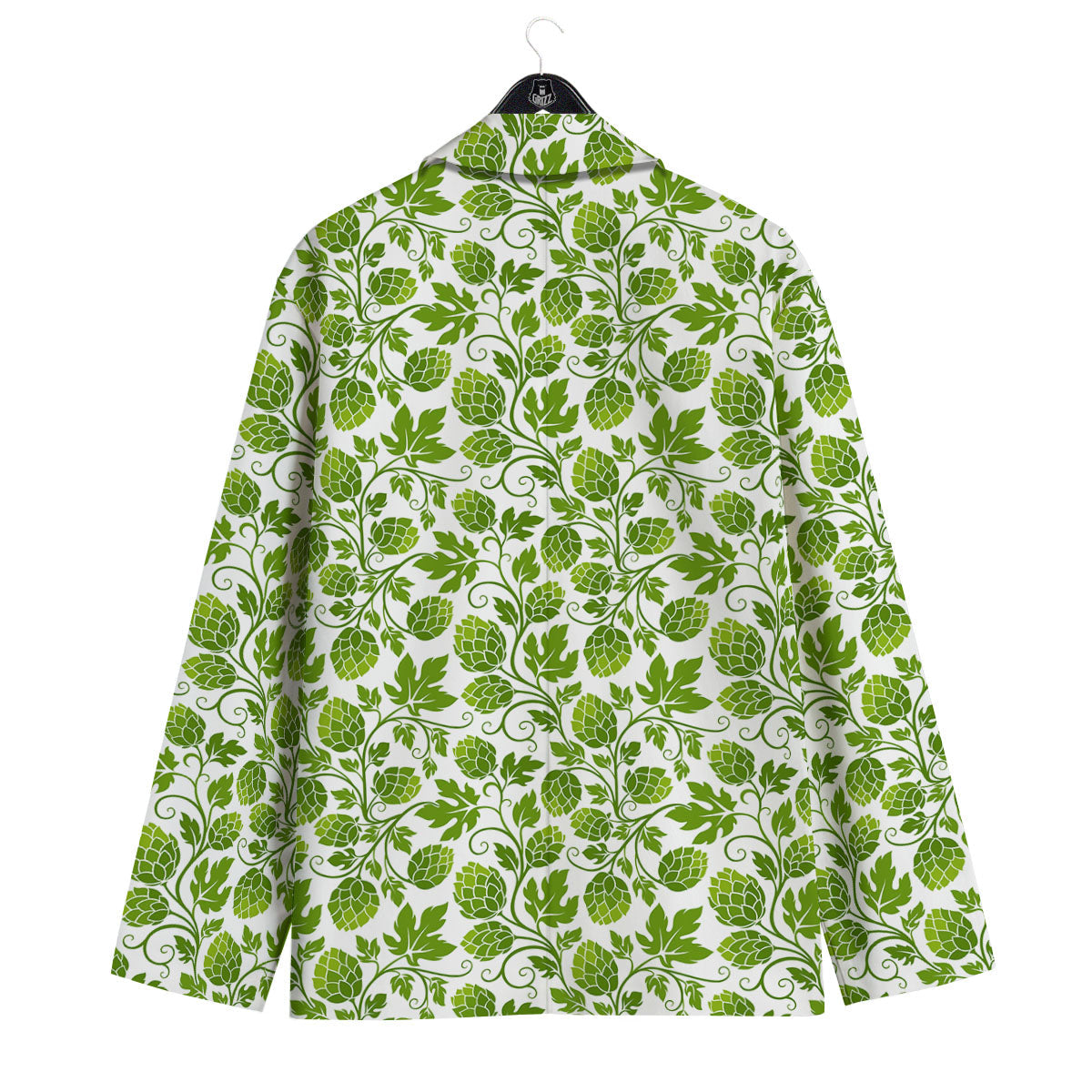 Hop Cone Cartoon Print Pattern Men's Sport Coat-grizzshop
