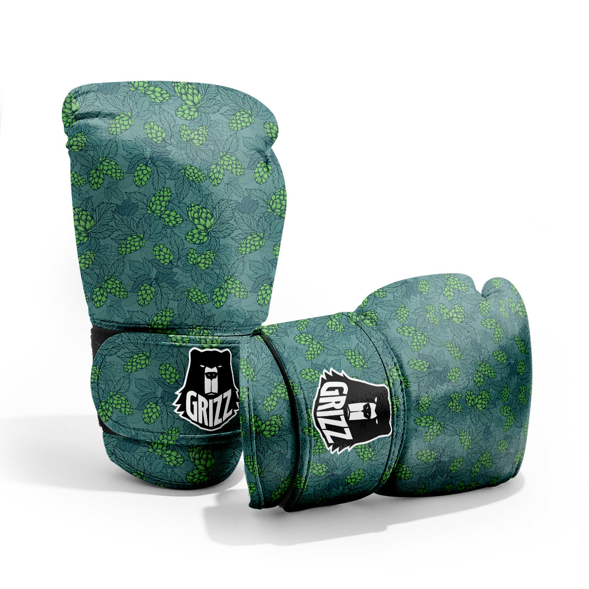 Hop Cone Cute Print Pattern Pro Boxing Glove