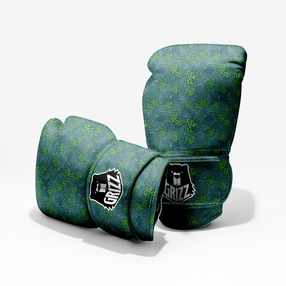 Hop Cone Cute Print Pattern Pro Boxing Glove