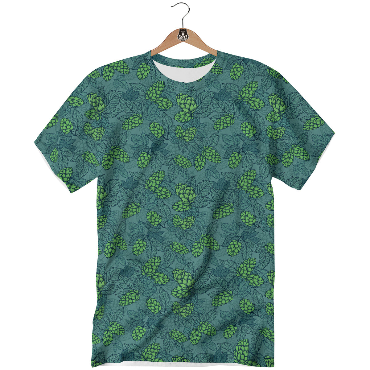 Hop Cone Cute Print Pattern T-Shirt-grizzshop