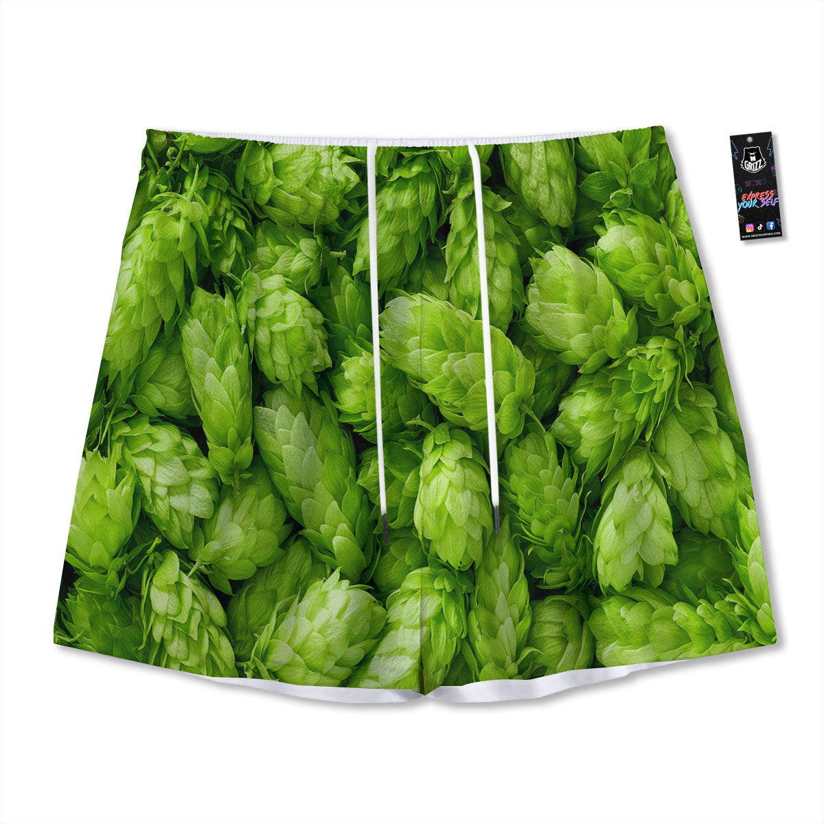 Hop Cone Fresh Print Mesh Shorts