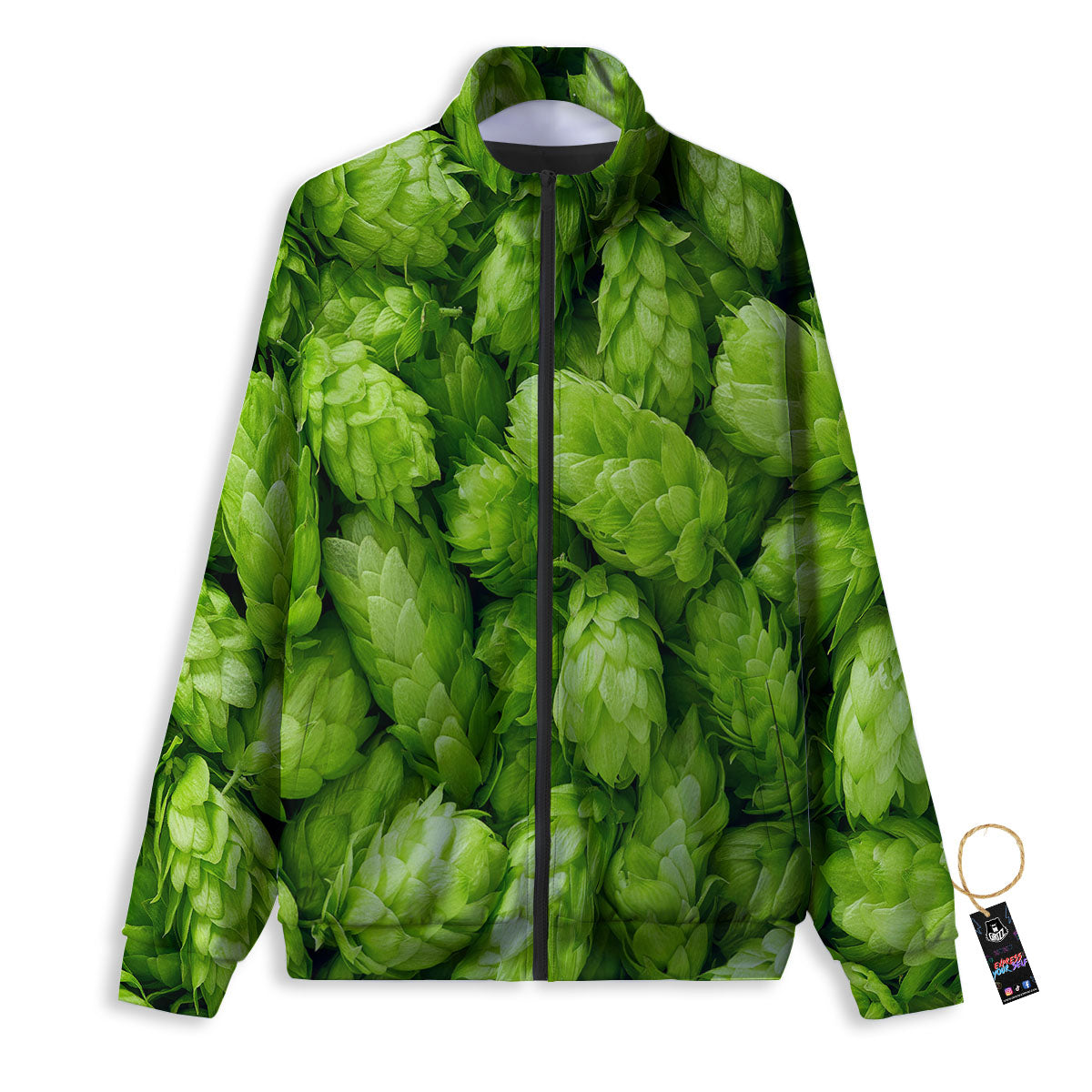 Hop Cone Fresh Print Track Jacket-grizzshop