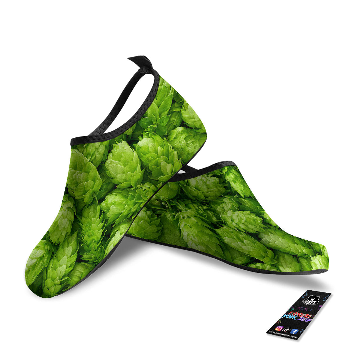 Hop Cone Fresh Print Water Shoes-grizzshop