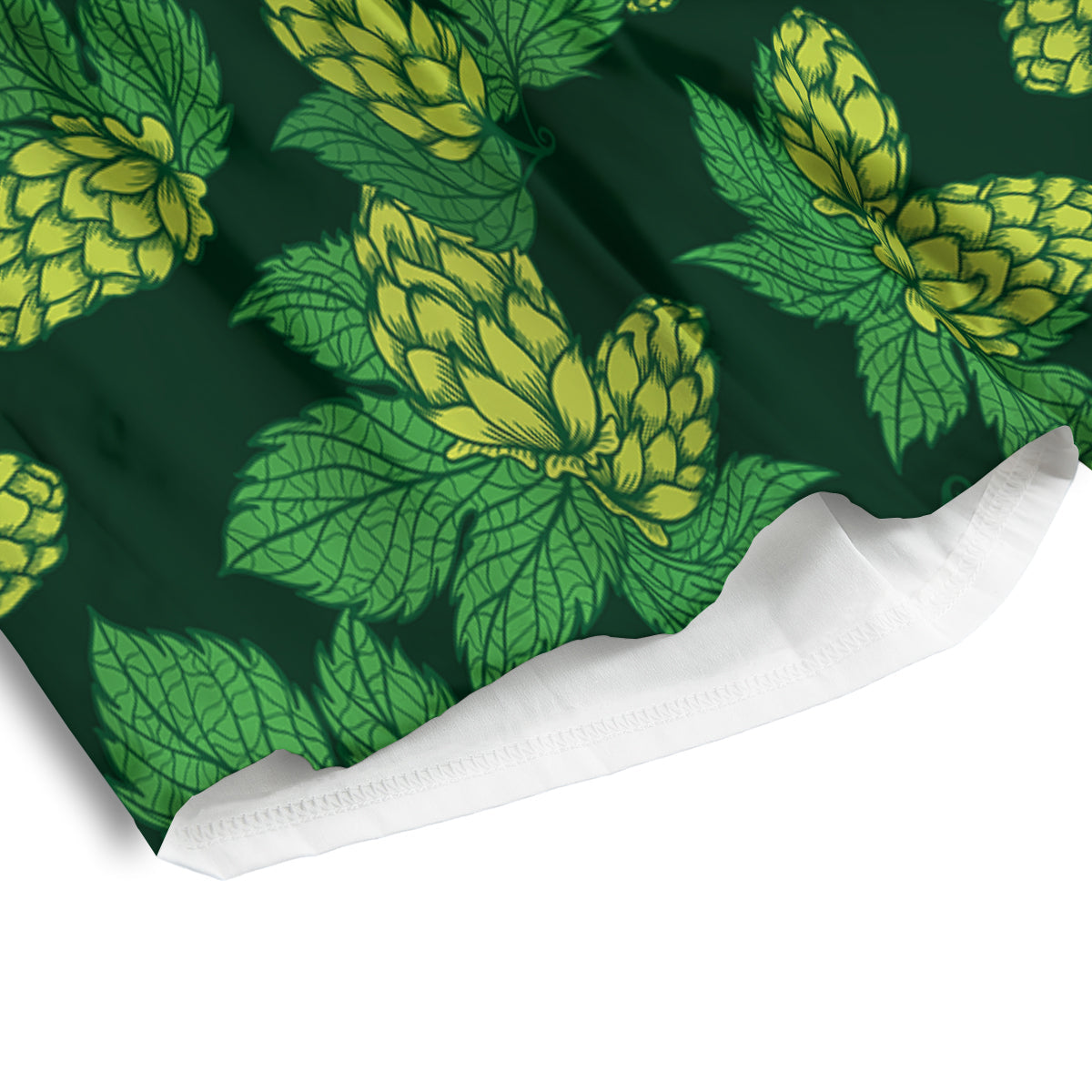 Hop Cone Vintage Print Pattern Men's Athletic Shorts
