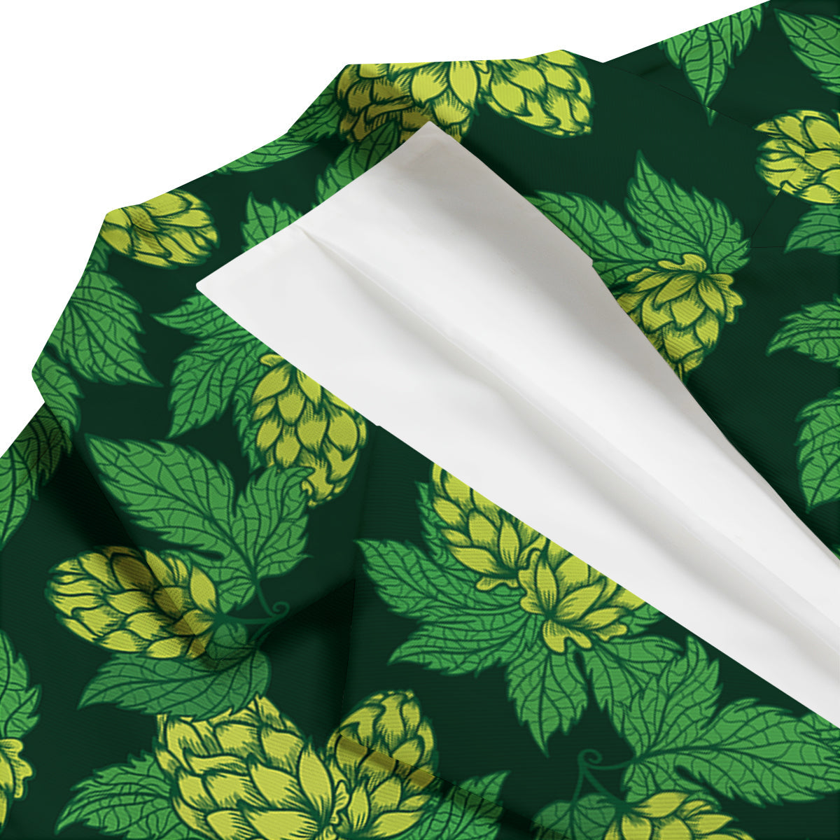 Hop Cone Vintage Print Pattern Men's Blazer-grizzshop