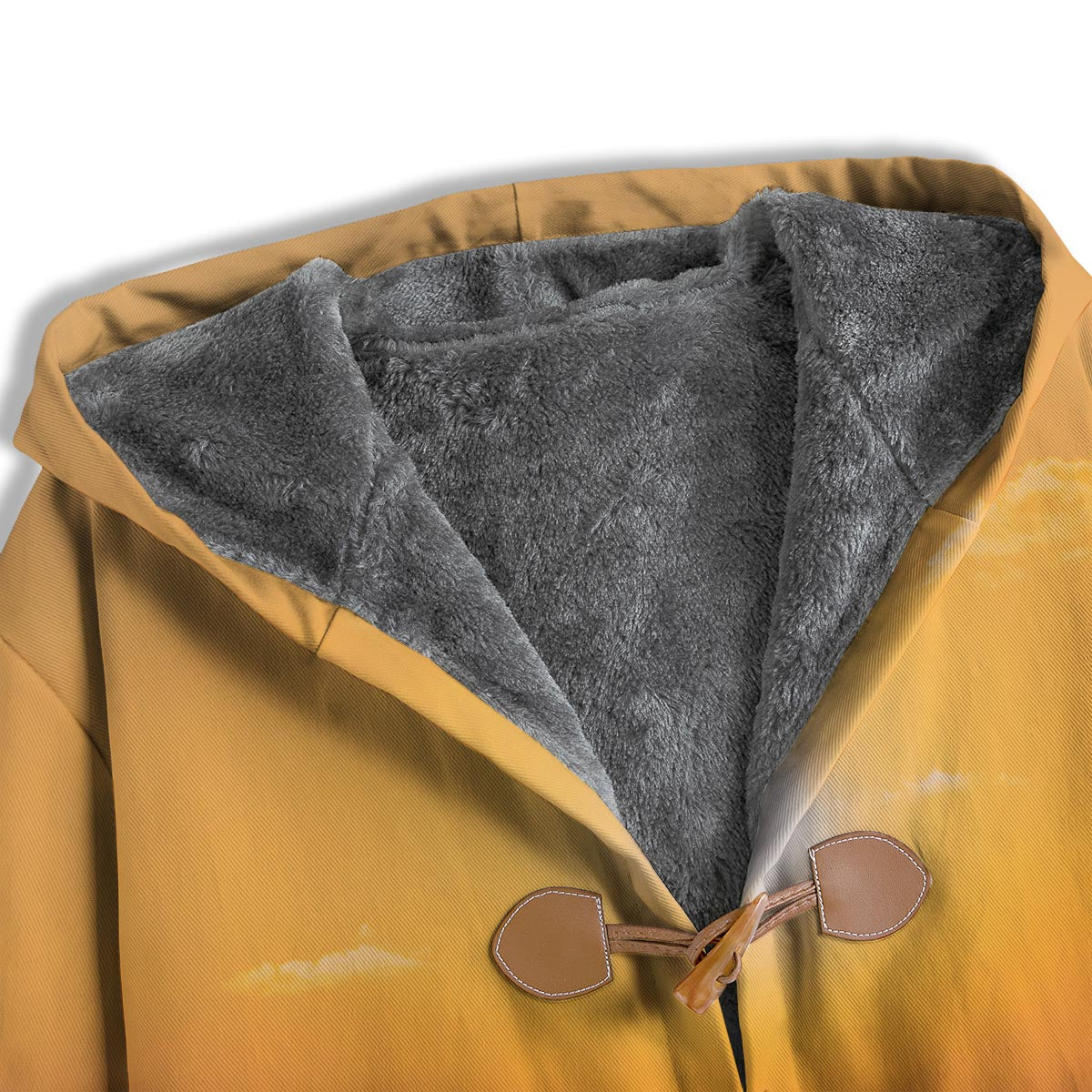 Horizon Sunrise Print Men's Windbreaker Jacket-grizzshop