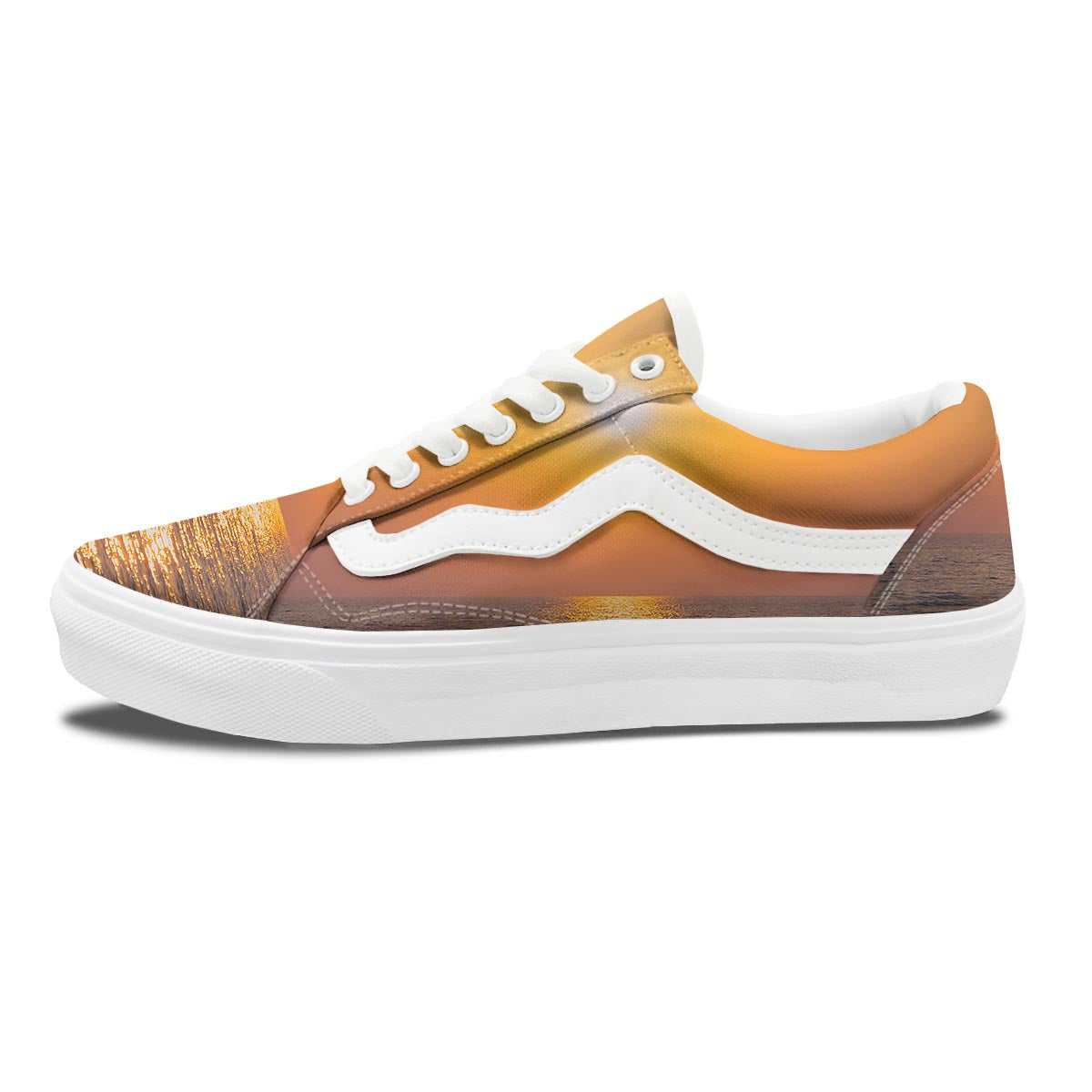 Horizon Sunrise Print Skate Shoes-grizzshop