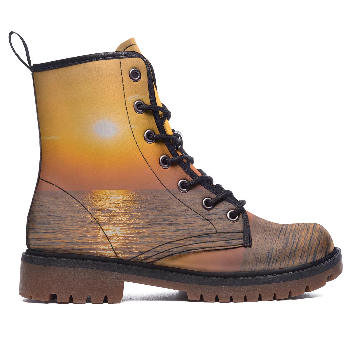 Horizon Sunrise Print Work Boots-grizzshop