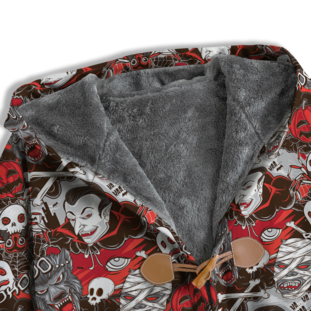 Horror Monsters Halloween Print Pattern Men's Windbreaker Jacket-grizzshop