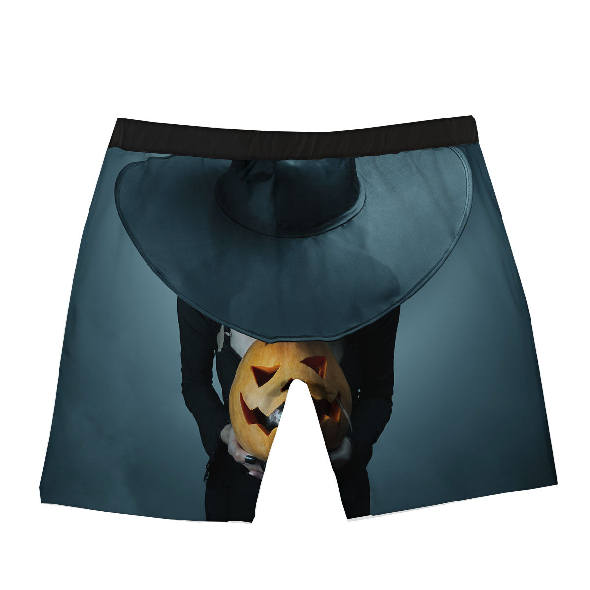 Horror Witch Halloween Print Boxer Briefs-grizzshop