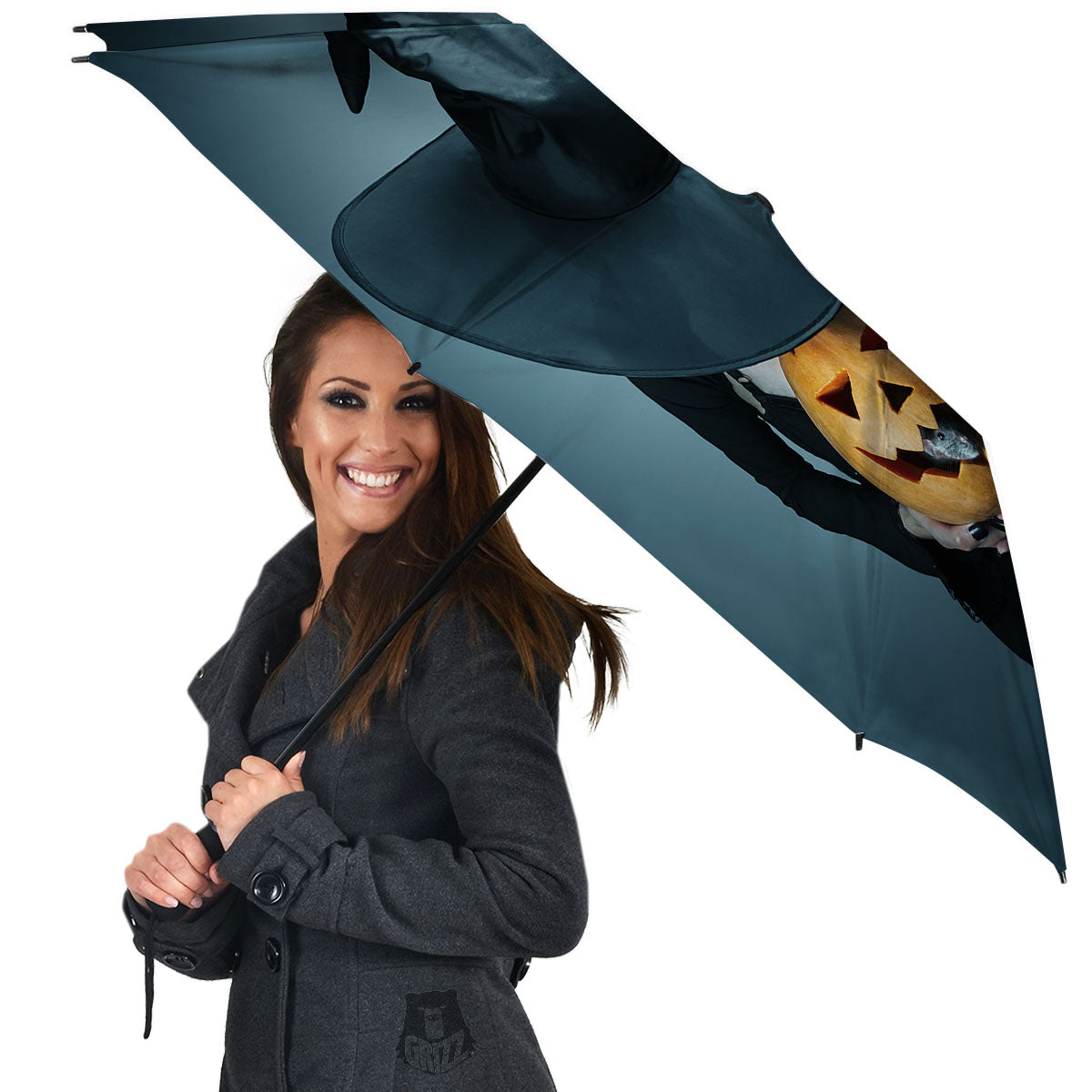 Horror Witch Halloween Print Umbrella-grizzshop