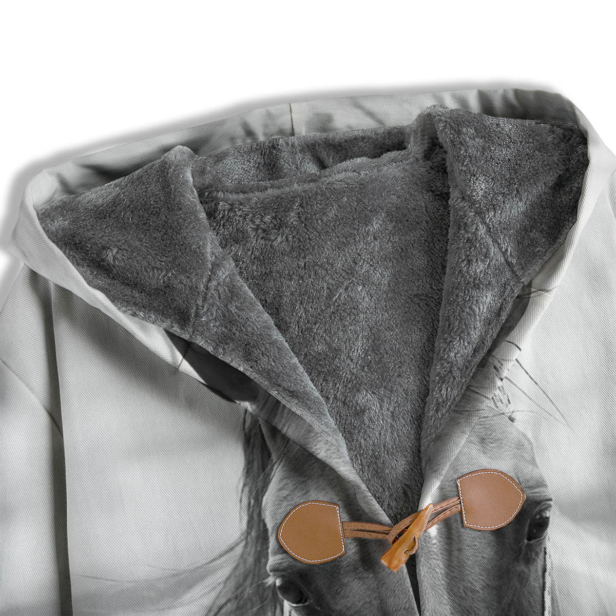 Horse Monochrome Print Men's Windbreaker Jacket-grizzshop