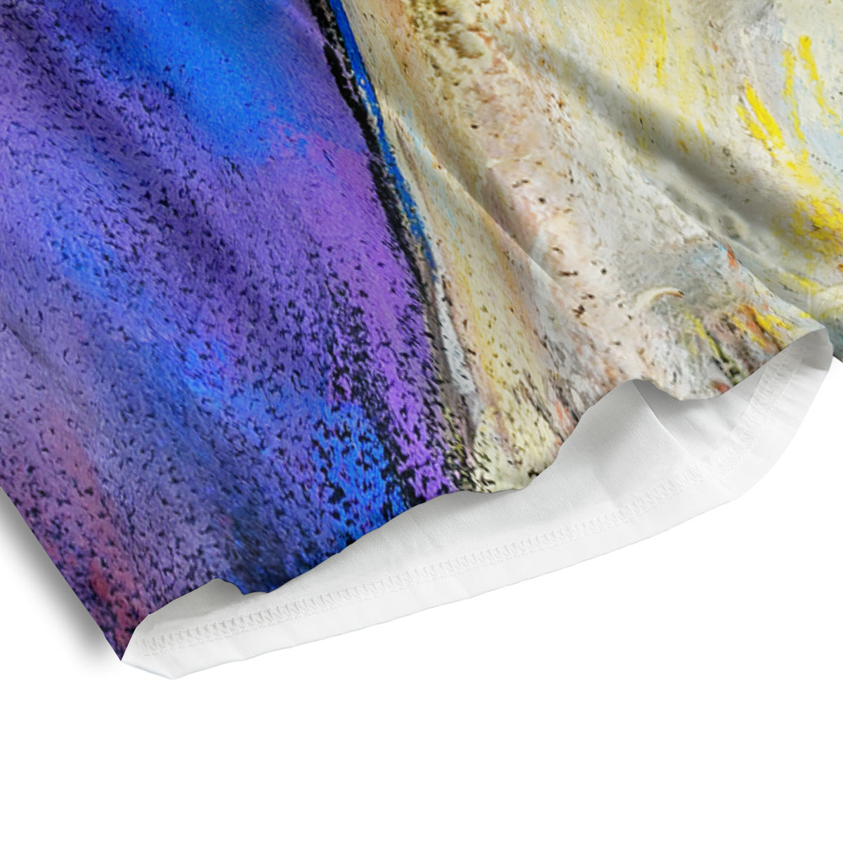 Horse Painting Colorful Print Men's Athletic Shorts