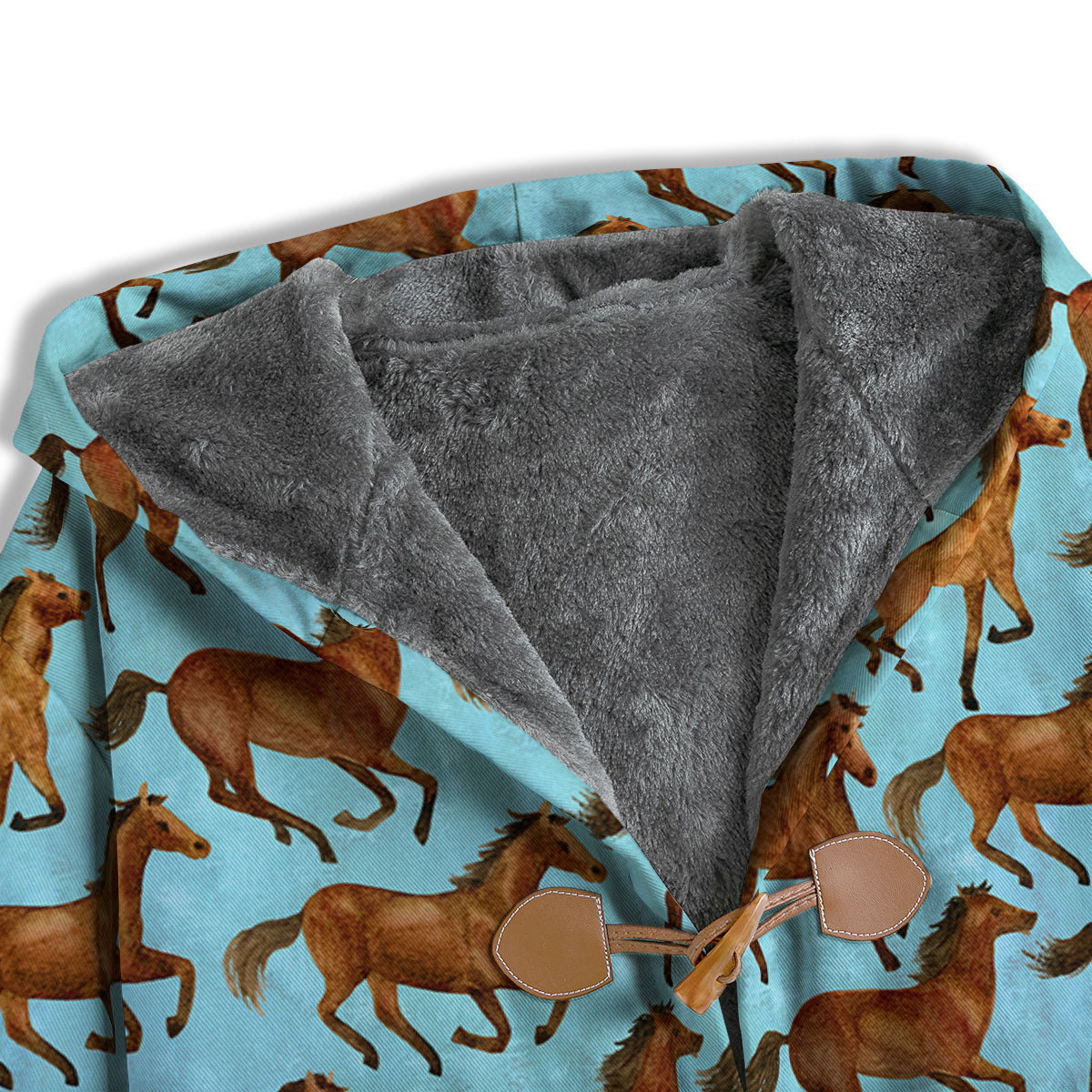 Horse Watercolor Print Pattern Men's Windbreaker Jacket-grizzshop