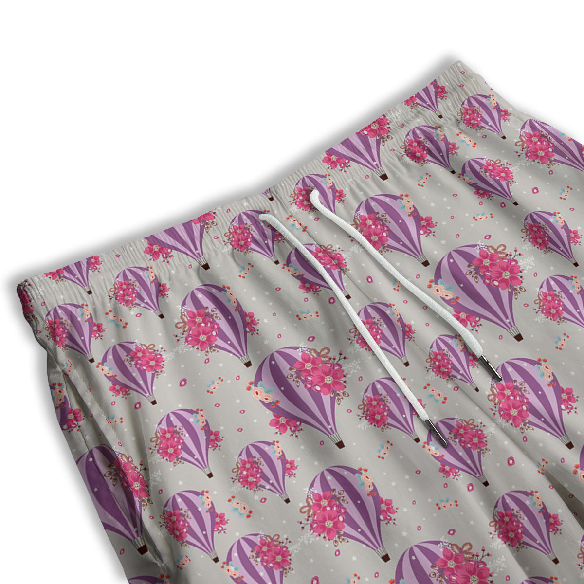 Leaves Hawaiian Palm Print Pattern Men's Athletic Shorts