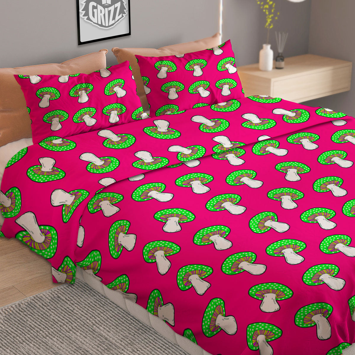 Green Desert Camouflage Print Duvet Cover Bedding Set