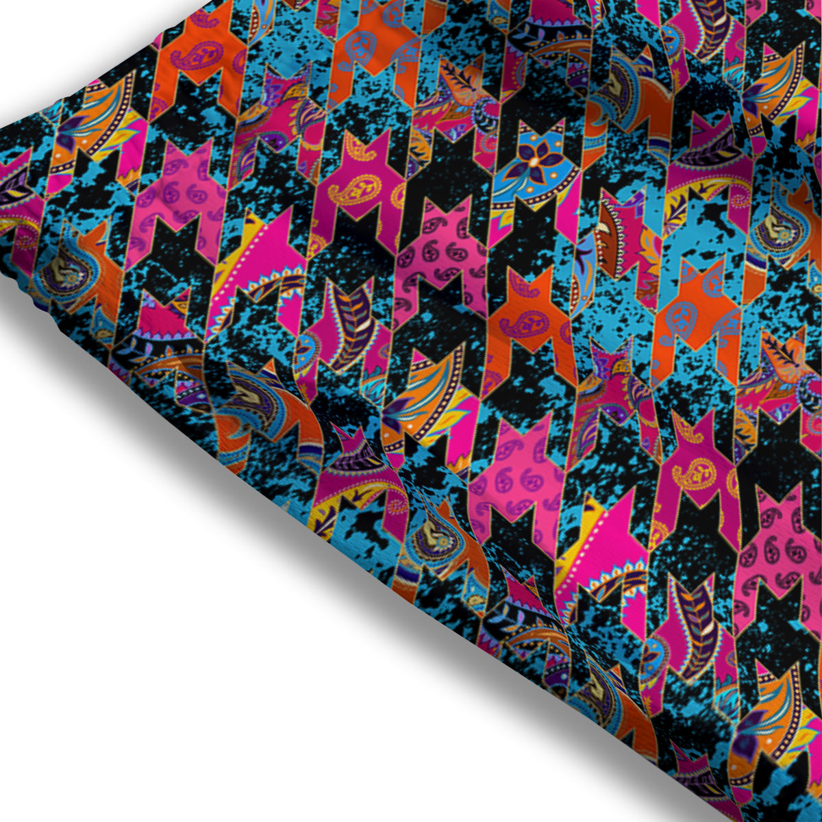 Mariachi Skeletons Day Of The Dead Print Pattern Mesh Shorts