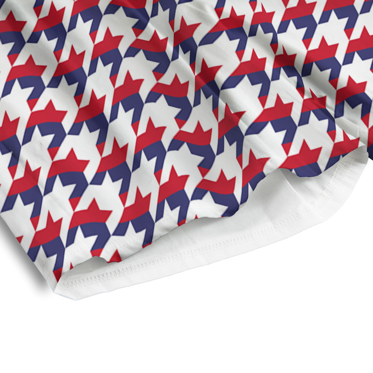 Houndstooth American Print Pattern Men's Athletic Shorts