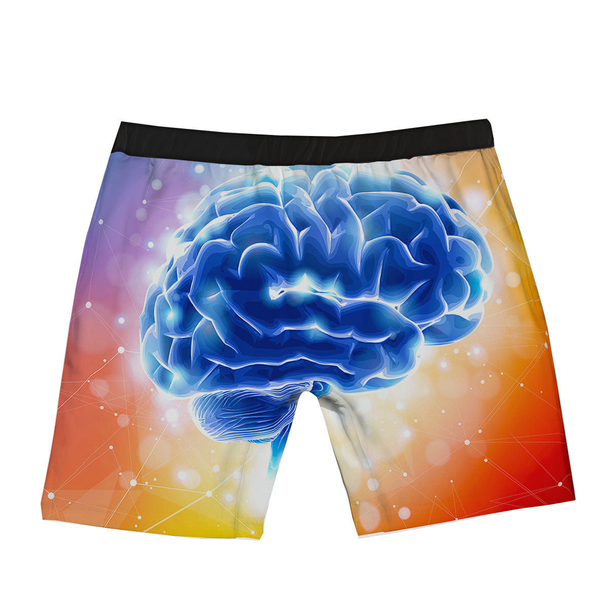 Human Brain Boxer Briefs-grizzshop
