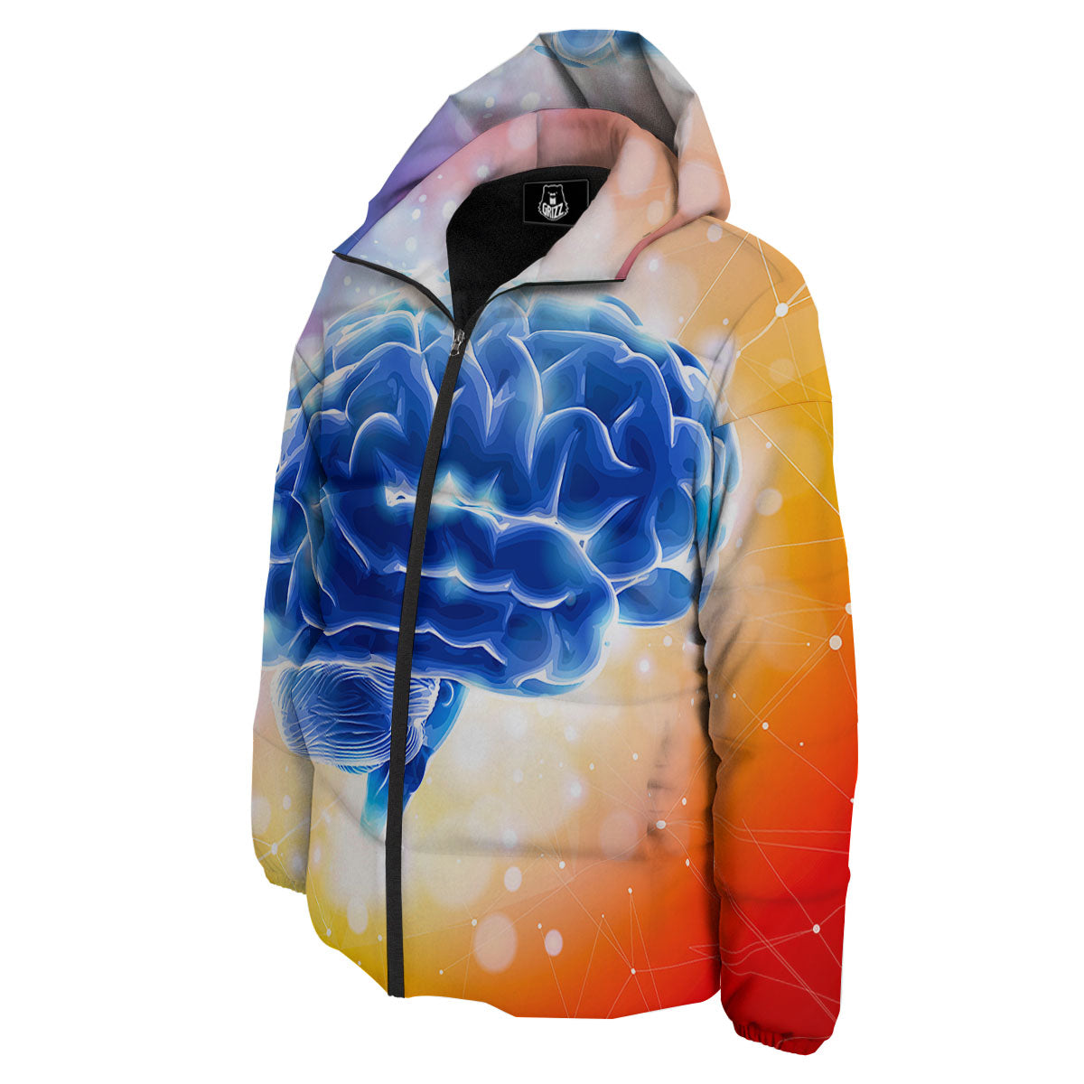 Human Brain Down Jacket-grizzshop