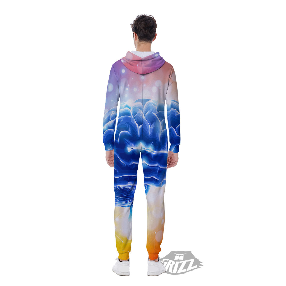 Human Brain Men's Jumpsuit-grizzshop
