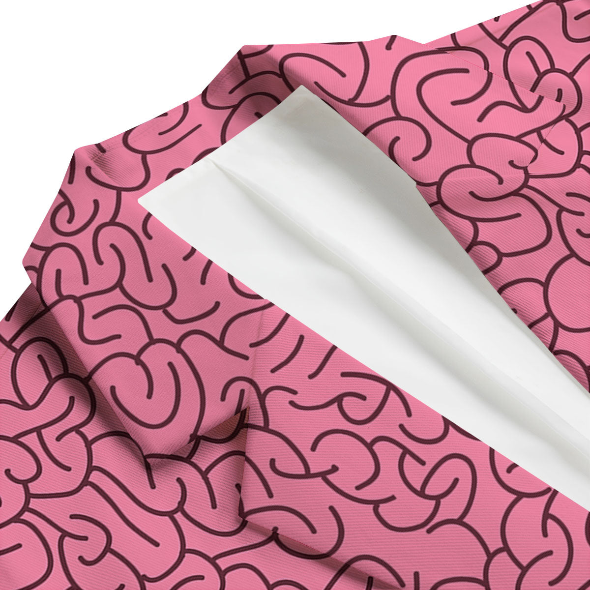 Human Brain Print Pattern Men's Blazer-grizzshop