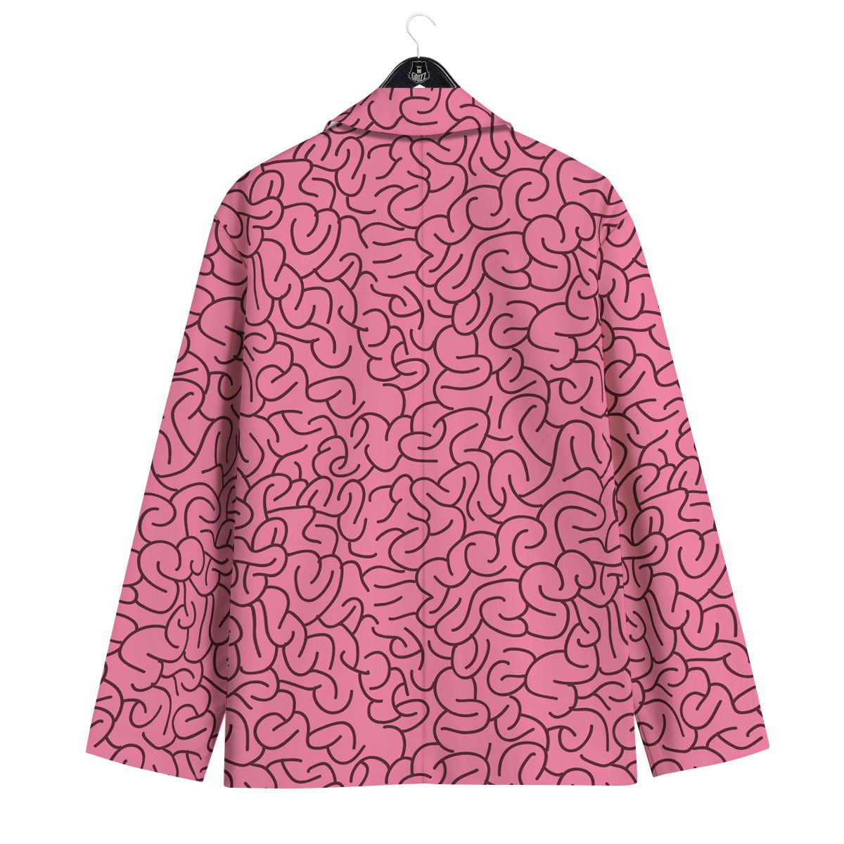 Human Brain Print Pattern Men's Sport Coat-grizzshop