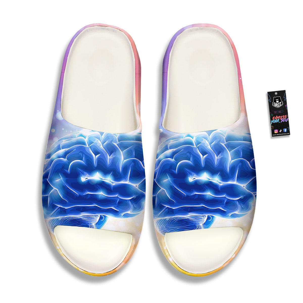 Human Brain Sandals-grizzshop
