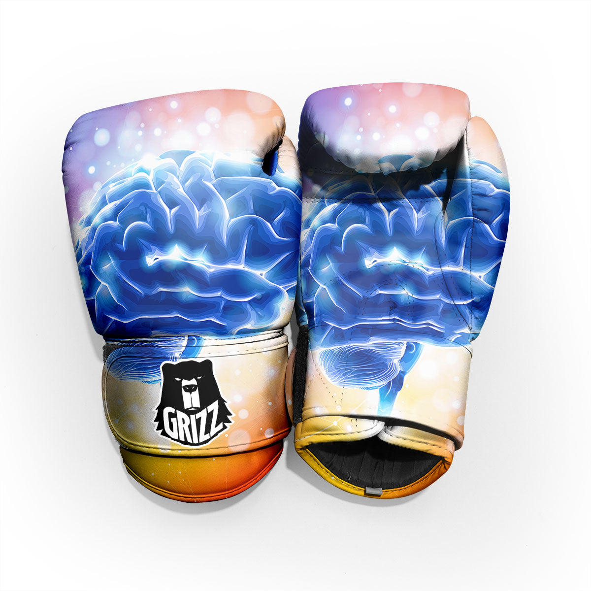Human Brain Sparring Gloves-grizzshop