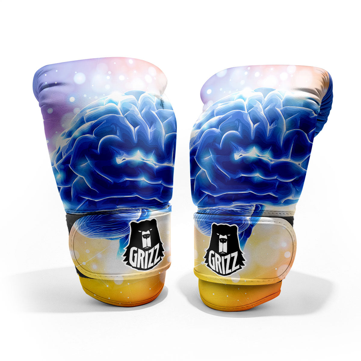 Human Brain Sparring Gloves-grizzshop