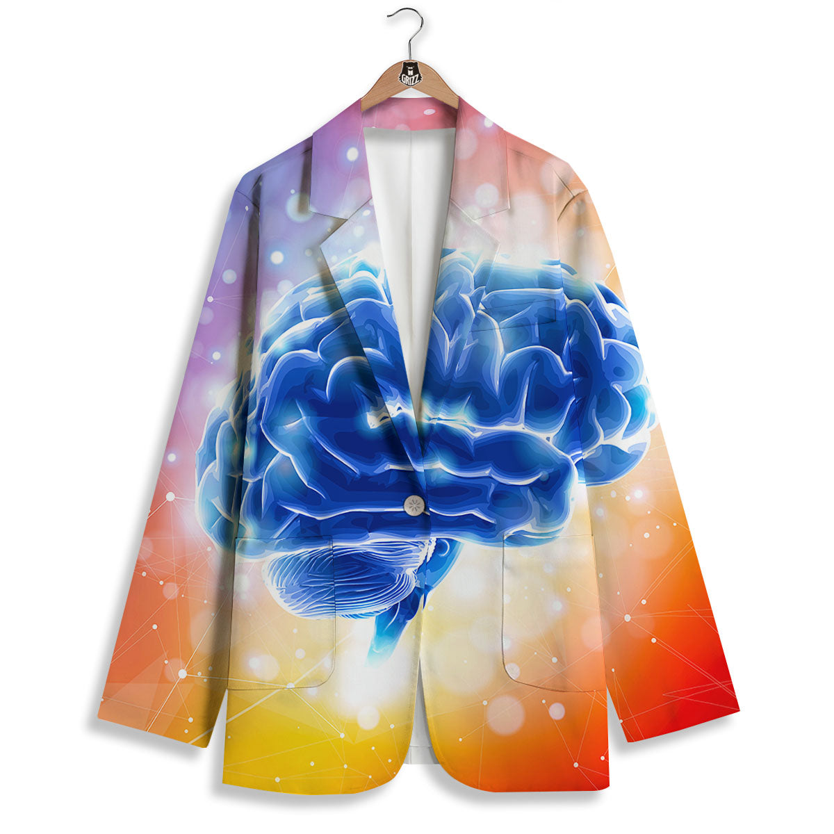 Human Brain Women's Blazer-grizzshop