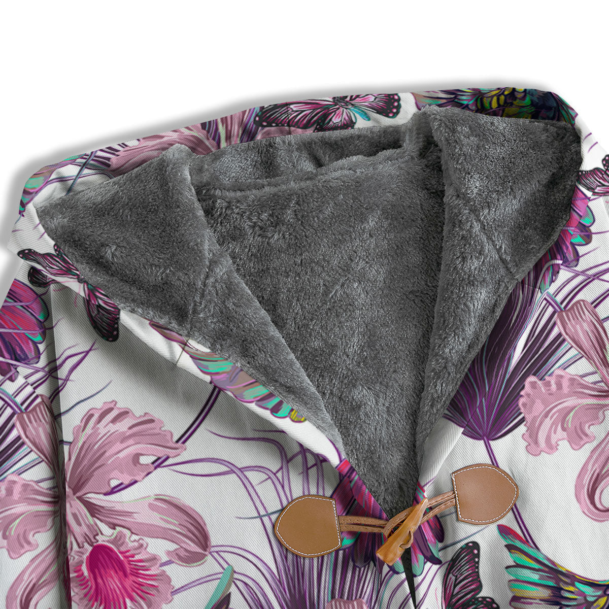 Hummingbird And Pink Flowers Print Men's Windbreaker Jacket-grizzshop