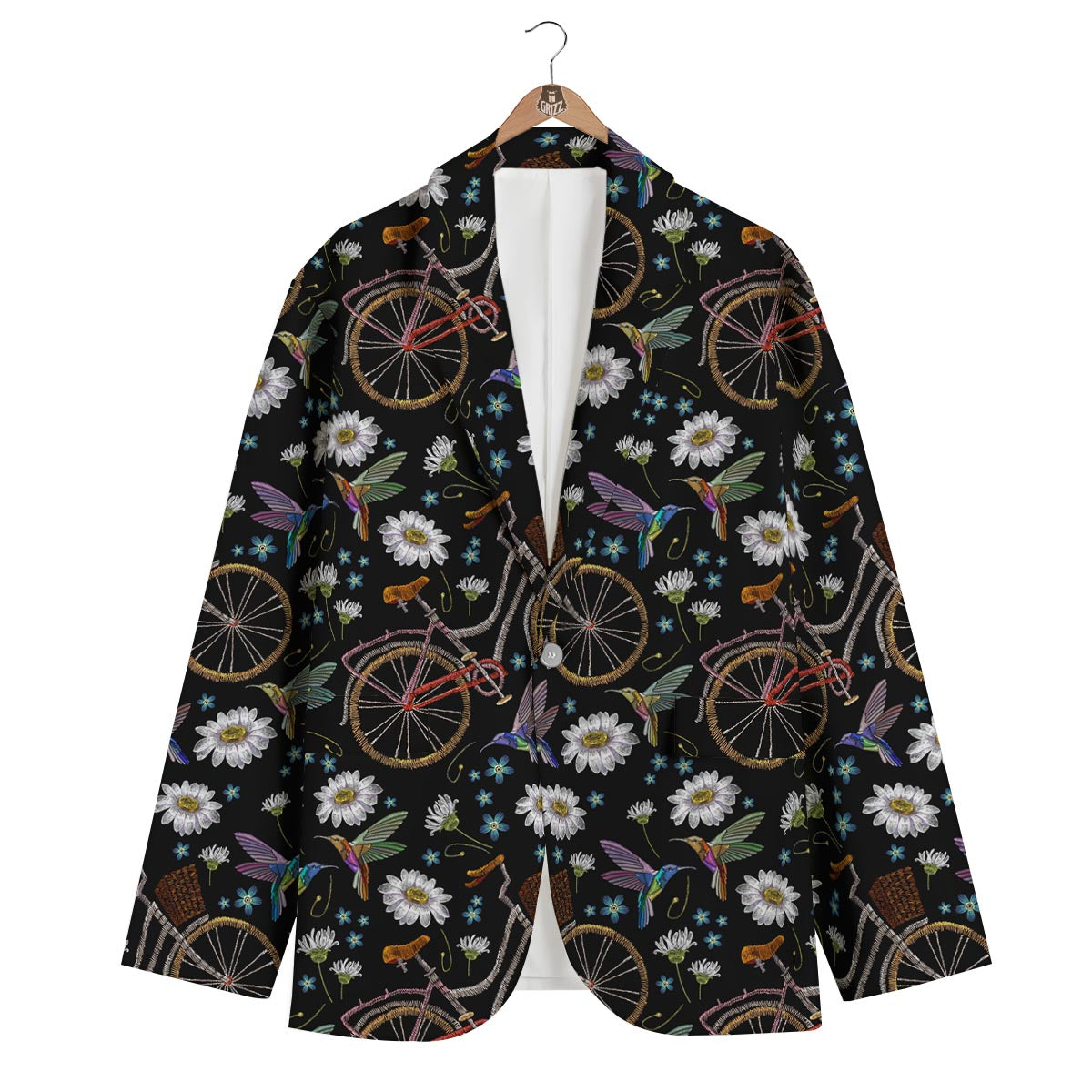 Hummingbird Bicycle Men's Blazer-grizzshop