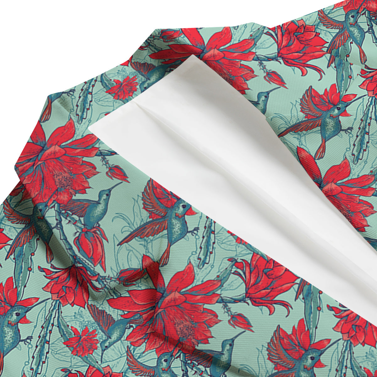 Hummingbird Floral Men's Blazer-grizzshop