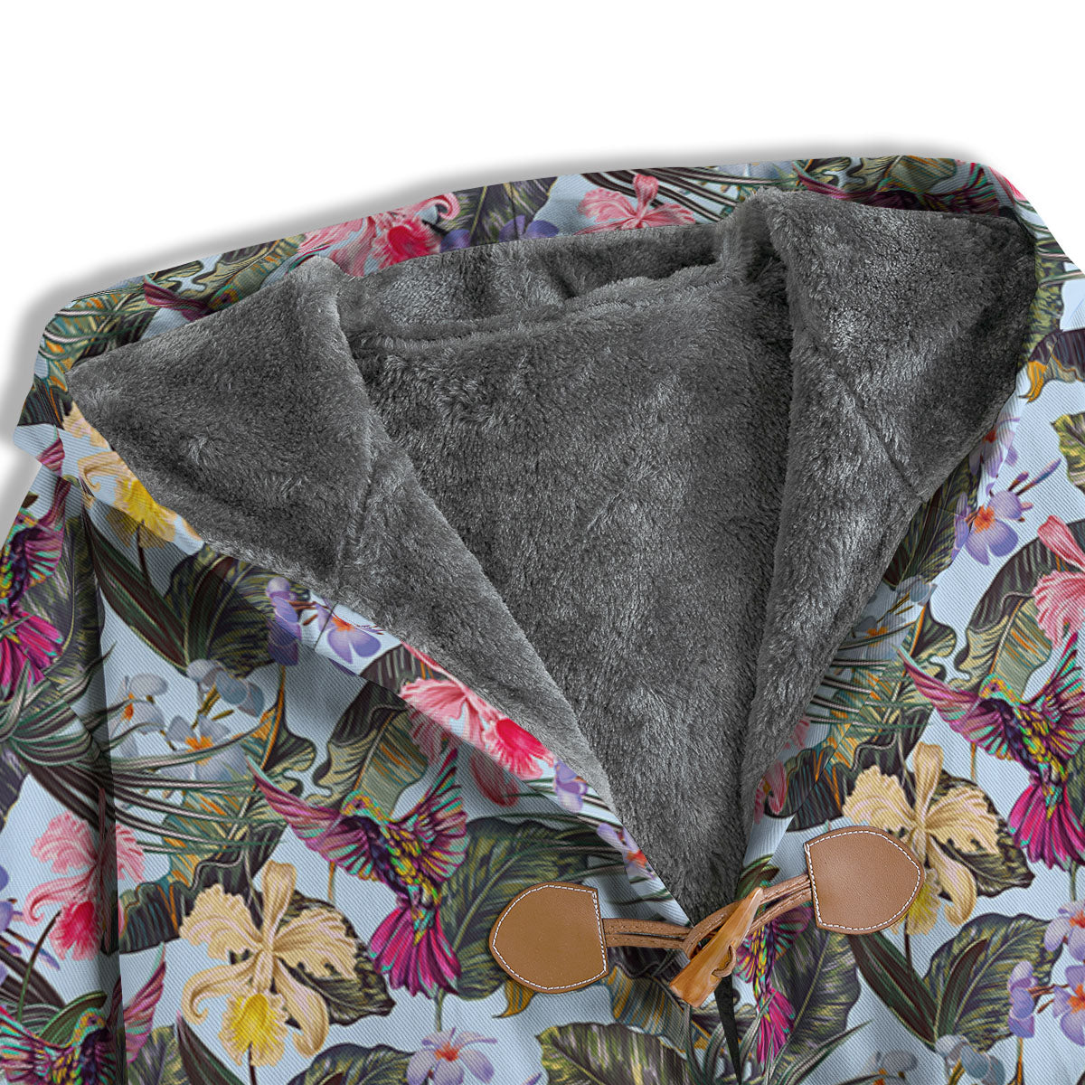 Hummingbird Tropical Print Pattern Men's Windbreaker Jacket-grizzshop