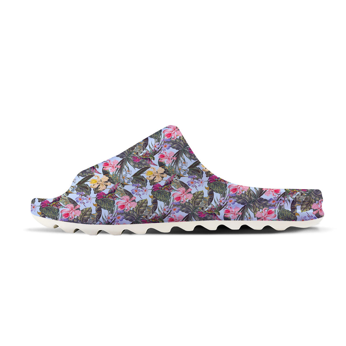 Hummingbird Tropical Print Pattern Sandals-grizzshop