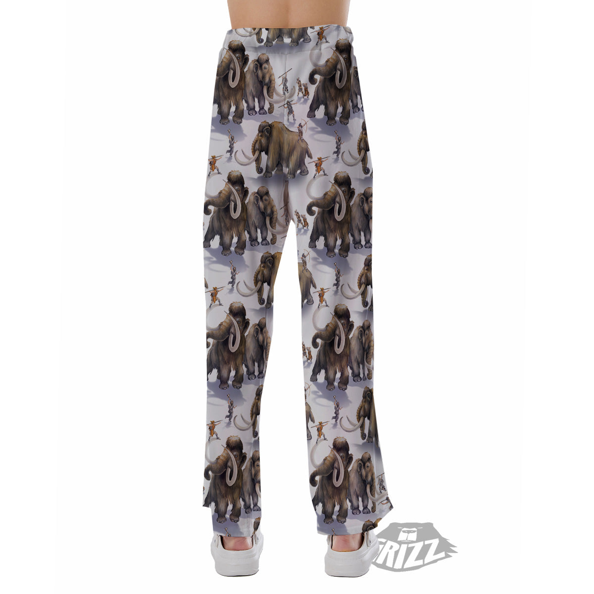 Hunting Mammoth Print Pattern Pajama Pants-grizzshop