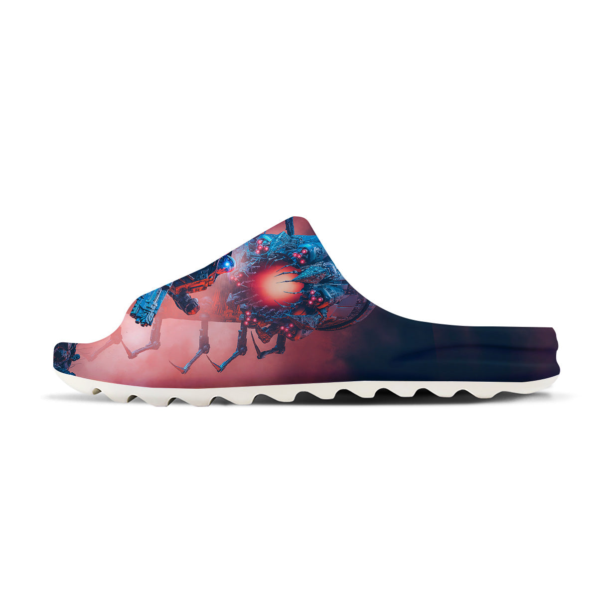 Hunting Alien Worm Print Sandals-grizzshop
